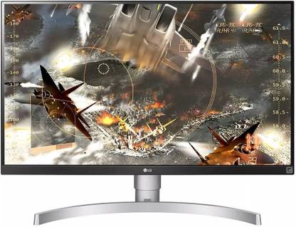 LG 68.58 cm (27 inch) 4K Ultra HD LED Backlit IPS Panel Monitor (27'' Class 4K UHD IPS LED Monitor with VESA DisplayHDR 400 (27'' Diagonal))