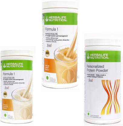 HERBALIFE Formula 1 Shake Banana+ Orange with Protein Powder 400 Gram Whey Protein