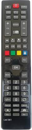 BhalTech LED 361 Smart TV Universal Compatible for /Local/Chinese LED LCD All Non Branded Remote Controller