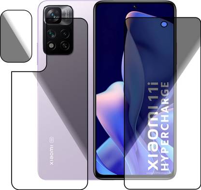 PONDRIK Front and Back Screen Guard for XIAOMI 11i