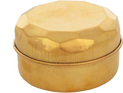 SIYA PRO BRASS HALDI KUMKUM BOX SET OF 1 Decorative Showpiece  -  10 cm