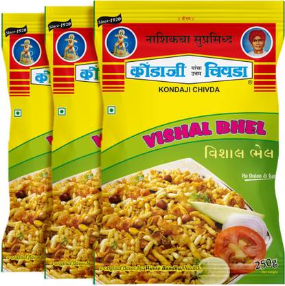 KONDAJI CHIVADA Vishal BhelThe Original flavour|No artificial colour, No Flavour,No preservative