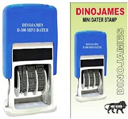 dinojames Mini Dater Stamp Self Inking Stamp