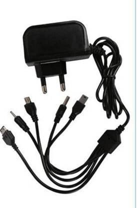 Shopsji 12 W 1 A Multi-pin Wall Charger for Mobile