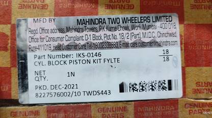 RNG Mahindra DURO , FLYTE, RODEO,DURO DZ, BORE KIT CYLINDER KIT Bike Cylinder Kit