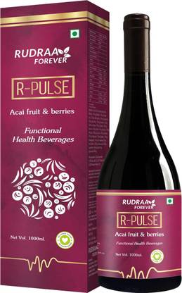 RUDRAA FOREVER Rpulse Acai Berry Fruit Juice 1000ml |Immunity Booster/Health/Energy Drink