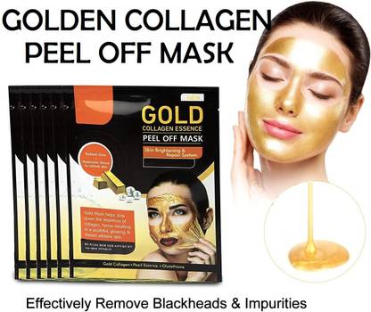 ADJD Peel off Gold mask for lightens skin tones produce naturally glowing skin