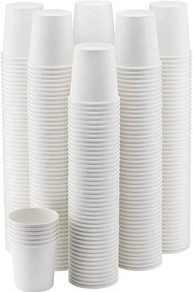 EcoNThings (Pack of 100) Disposable Glass Water/Juice Glass