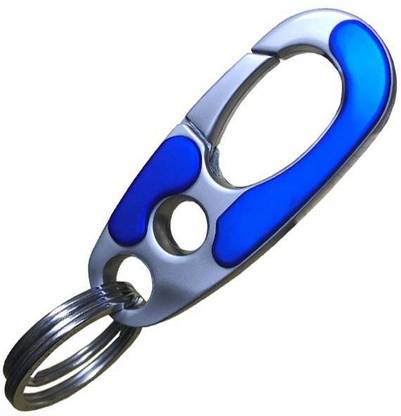 NSV 3752 Hook Locking Double Rings Key Chain