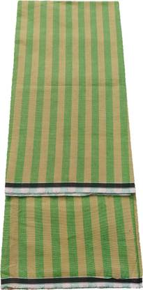 Sleek Silk Checkered Green Lungi