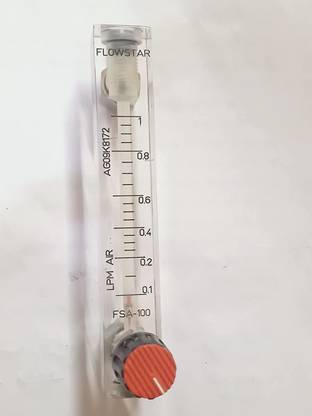 mechextreme Flow Meter (Range = 0.1 to 1.5 LPM ) Oxygen Flowmeter with Control Valve Test Indicator