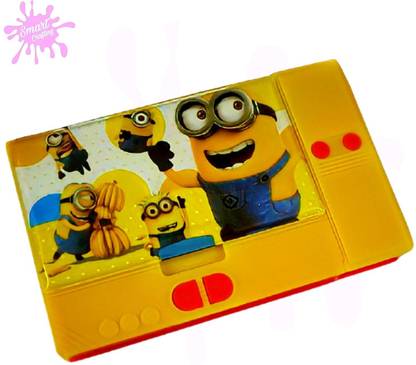 SmartKrafting Jumbo Pencil Box with Automatic Buttons Jambo Size Art Plastic Pencil Box