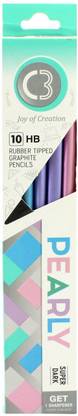DIPL C-3 PEARLY RUBBER-TIPPED SUPER DARK HB GRAPHITE PENCIL -100 Pencil