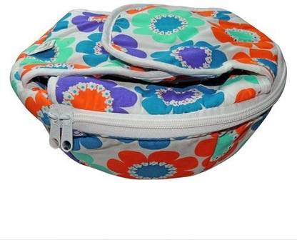 Home Glare Roti Cotton Washable Cloth With Chain (Design/Colored May Vary) Set of 1 Floral Print Roti Round Flap Cover