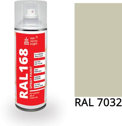 one sixty eight RAL 7032 Grey Spray Paint 400 ml