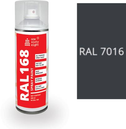 one sixty eight RAL 7016 Grey Spray Paint 400 ml