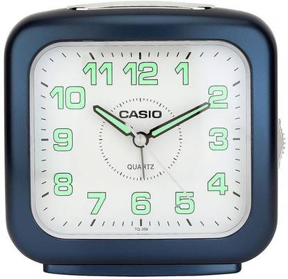 CASIO Analog White, Blue Clock