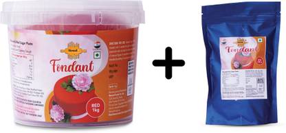 marswell99 Red Fondant Sugar Paste