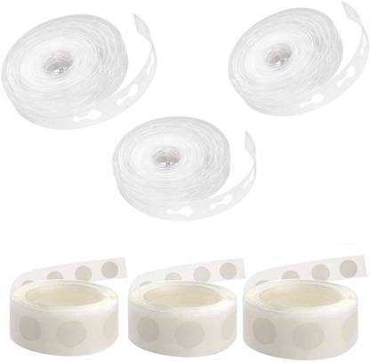 Dul Dul Solid Balloon arch strip and glue dots tape/Balloon glue dot-(3 ARCH+3 GLUE DOT) Balloon Bouquet