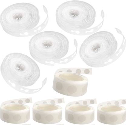Dul Dul Solid combo Balloon arch strip and glue dots tape/Balloon glue dot-(5 ARCH+5 GLUE DOT) Balloon Bouquet
