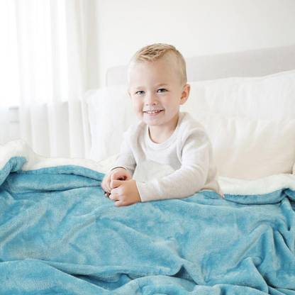 Flipkart SmartBuy Solid Crib Crib Baby Blanket for  Heavy Winter