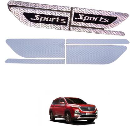 PROEDITION Car Decals Side stickers Reflective Strip Door Warning Reflector Carbon 345 5 mm x 5 m Silver Reflective Tape
