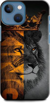KEYCENT Back Cover for APPLE iPhone 13 LION, THE KING OF JUNGAL, LION FACE, ART, TEXTURE