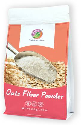 saipro Oats Fiber Powder 200 g, For low-carb baking| smoothies Pouch