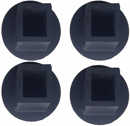Ekta Product EKTA® Vacuum Rubber Pad for Square cross 1 inch Pipe Baby Swing Cradle{set of 4}