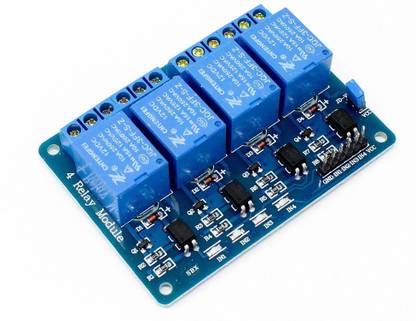 Electrobot 4 Channel 5V Relay Module Electronic Components Electronic Hobby Kit