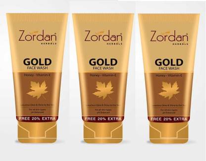 ZORDAN Gold Facewash (60 ml X 3) Face Wash