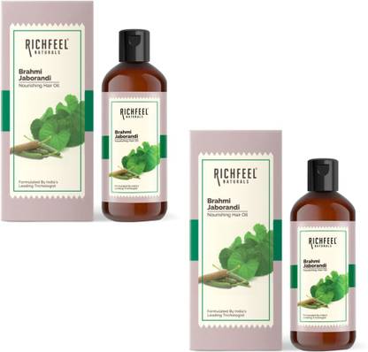 RICHFEEL Brahmi Jaborandi Nourishing Hair Oil 80 Ml Pack of 2 Hair Oil