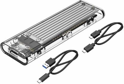 ORICO NVMe M.2 SSD Enclosure 10Gbps (Silver) 2.5 inch External Enclosures Box for 2.5" 10Gbp