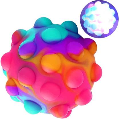 Party Propz Pop It Ball 3D Sensory Toys, Pop It Stress Ball With LED - Pop It Toy