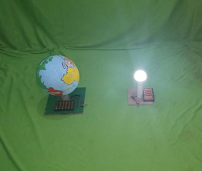 santosh the project maker SOLAR ECLIPSE MODEL