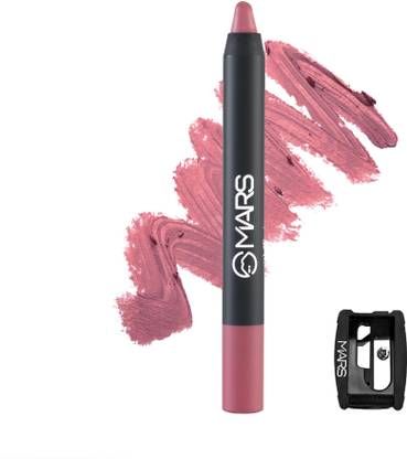 MARS Won't Budge Won't Smudge Non Transfer Lip Crayon With Sharpner Lipstick