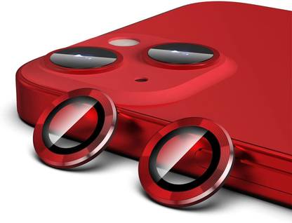 Oncraves Back Camera Lens Ring Guard Protector for Apple iPhone 13 (Set of 2 Pcs)