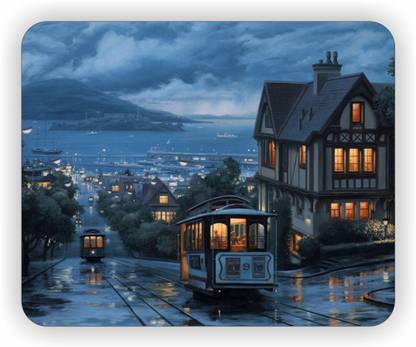 Signessprint Dreamy Designer Mouse Pad Non-Slip Rubber Base Mouse pad for Laptop & Desktop Mousepad