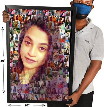 i2 frames Wood Wall Photo Frame