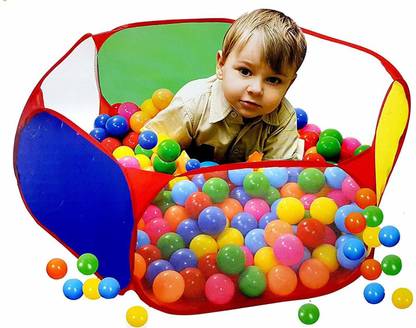 FunBlast Wonder Ball Pool Tent with 50 Balls for Kids Indoor-Outdoor Games for Kids
