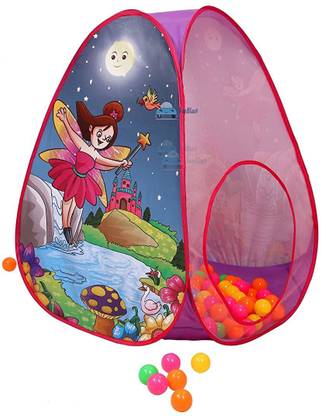 FunBlast Magic Ball Pool with 20 Colorful Balls-Foldable Igloo Pop up Playtent House