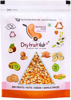 Dry Fruit Hub Popcorn Kernels 1kg, Corn Kernels, Popcorn, Corn Kernels For Popcorn Spicy Popcorn