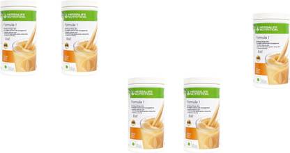HERBALIFE Formula 1 Shake ORANGE Flavour For Weight Loss 5 PCS Protein Shake