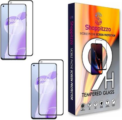 Shoppitzzo Edge To Edge Tempered Glass for OnePlus 9RT (5G)/1+9 RT(5G)/DuraGlass Tempered Glass/Full Screen Coverage