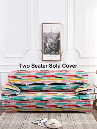 Flipkart SmartBuy Polyester Abstract 2 Seater Sofa Cover