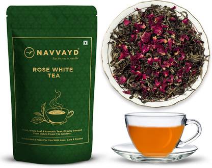Navvayd Organic Rose White Tea White Tea Pouch