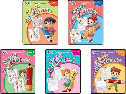 Math Worksheets (Set of 5 Books)