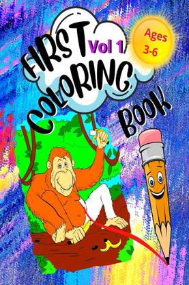 First Coloring Book  - For Kids Vol 1