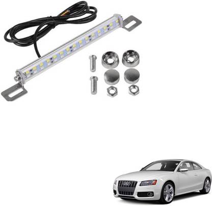 SEMAPHORE Dual Colors License Plate LED Light For Audi S5 Car Fancy Lights