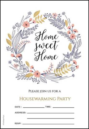 thepapertoys House Warming Invitation Cards , 25 Cards with Envelopes (5*7 inches)-ICHW6 Invitation Card